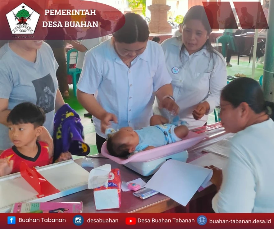 SEMARAK HARI POSYANDU NASIONAL TAHUN 2026 DESA BUAHAN TABANAN