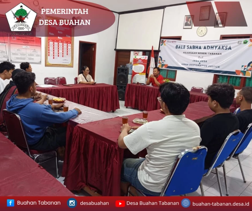 PERAN PEMERINTAH DESA BUAHAN DALAM MENDUKUNG KEGIATAN SEKAA TERUNA DI DESA BUAHAN